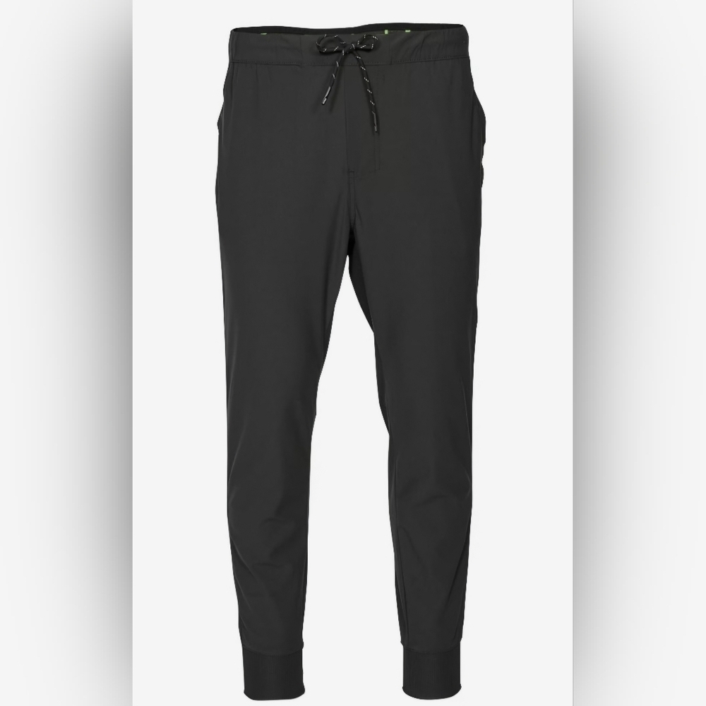 Men's Black Jogger Sweatpants - Athletic Drawstring Fit